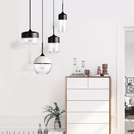 Подвесной светильник NORD C D20 Black/Transparent ImperiumLoft 190500-26