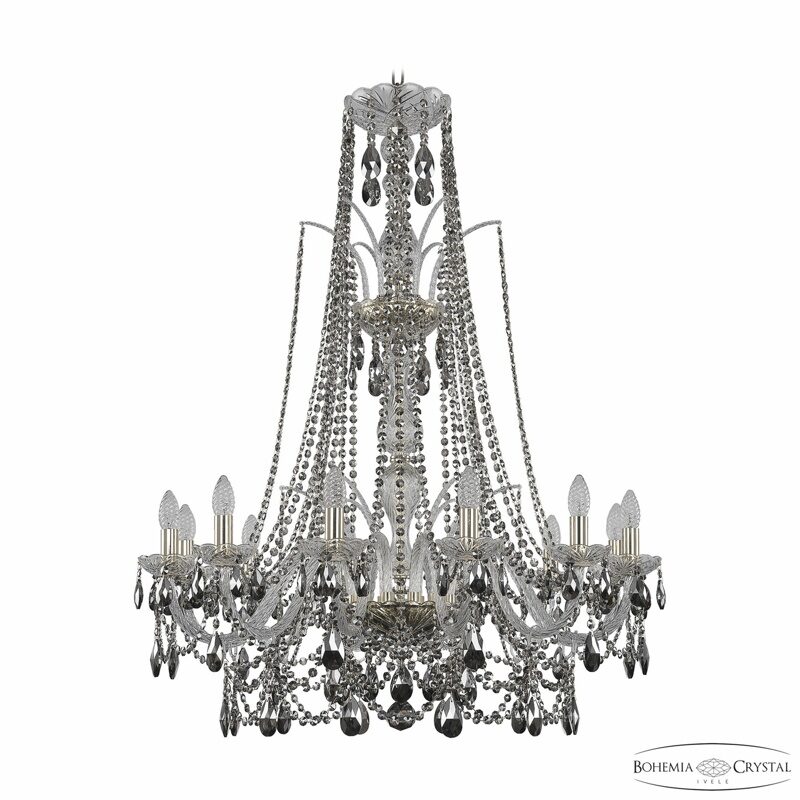 Люстра хрустальная 1411/12/300/XL-108 G R731 Bohemia Ivele Crystal