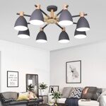 Потолочная люстра FOLKE 6 Gray ImperiumLoft 178023-26