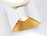 Уличный настенный светильник Ambrella Light  ST4471 WH/GD белый/золото