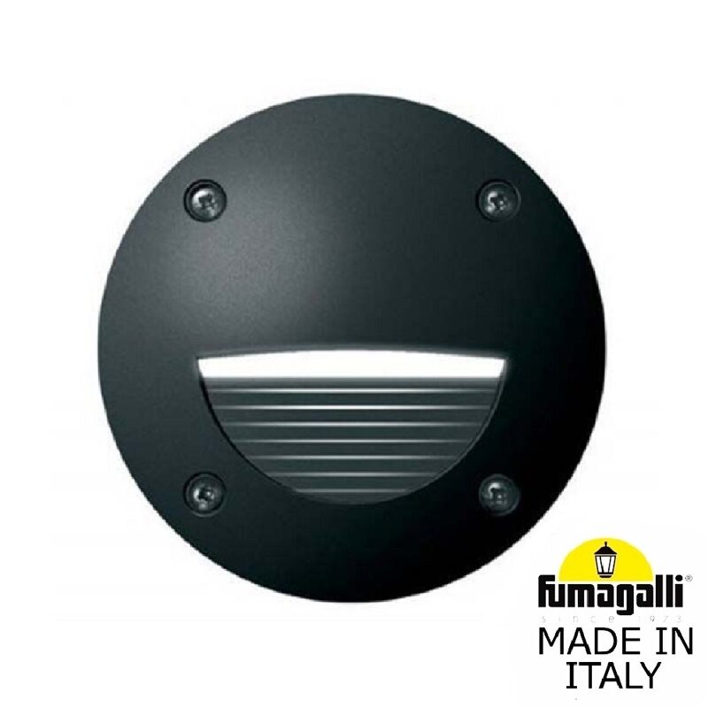 Светильник для подсветки лестниц встраиваемый Fumagalli LETI 100 Round-ST 2C4.000.000.AYG1L