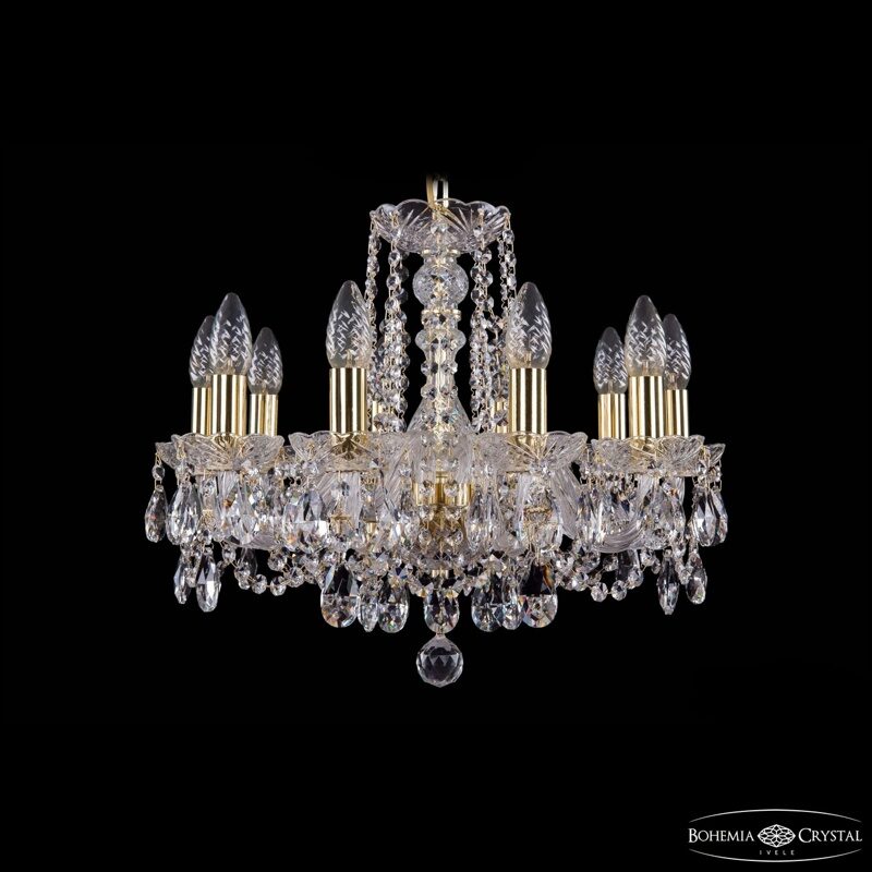 Люстра хрустальная 1402/10/160 G Bohemia Ivele Crystal