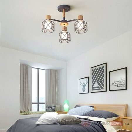 Потолочная люстра CORF B3 Champagne 5 lamps ImperiumLoft 189487-26