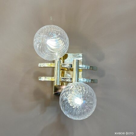 Настенное бра Crystal Lux  LUXURY AP2 GOLD
