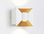 Уличный настенный светильник Ambrella Light  ST4471 WH/GD белый/золото