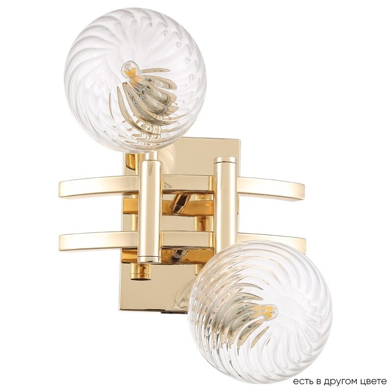 Настенное бра Crystal Lux  LUXURY AP2 GOLD