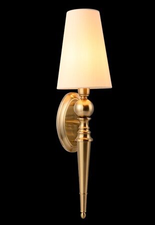 Настенное бра Crystal Lux PER AP1 BRASS/BEIGE